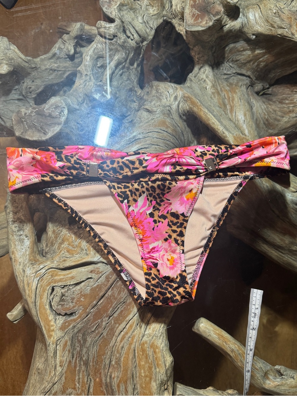 Victoria secret Floral Cheetah Print Bikini bottoms